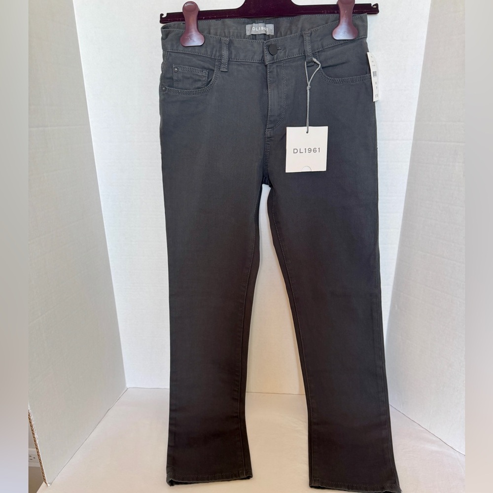DL1961 Charcoal Denim Pants - “Brady Slim”